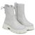 Bota Coturno Cadarço Cano Alto Off White 15004