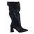 Bota Feminina Slouchy Cristal Preta 23021