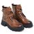 Bota Coturno Fivela e Cadarço 15015 Tabaco