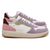 Tênis Casual Vicky Feminino em Couro 6007 Colorido