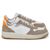 Tênis Casual Vicky Feminino em Couro 6011 Laranja
