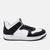 Tênis Jade Sneaker Feminino em Couro Preto e Branco 120