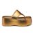 Papete Flat Feminina em Floter Bronze 5100
