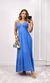 Vestido Decote V Dakota - Azul