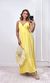 Vestido Decote V Dakota - Amarelo