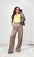 Calça Wide Leg Cinto Maki - Chocolate