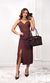 Vestido Linho Fabiana - Marrom