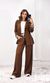 Conjunto Blusa, Calça e Blazer - Camel