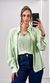 Camisa com Regata Renda - Verde Claro