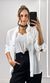 Camisa com Regata Renda - Branco