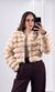 Jaqueta Puffer Pelúciada - Bege