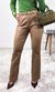 Calça Flare Resinada Geovanna - Chocolate