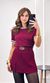 Blusa Tricô Modal Gola Trabalhada - Marsala