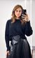 Blusa Curta Tricô Modal Eloá - Preto