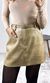Short Saia Courino com Cinto - Caqui