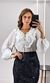Camisa Crepe Gola Babados - Branco