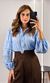 Camisa Guipir Selma - Azul Claro