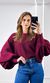 Blusa Ampla Tricô Modal Eloá - Marsala