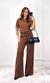 Conjunto Blusa e Calça Maytê - Camel