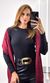 Blusa Canelada com Manga - Preto