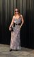 Vestido Longo Mix Animal - Marrom