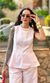 Blusa Peplum Jeans Equivoco - Rosa Claro