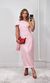 Vestido Um Ombro Maxi Laço - Rosa