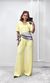 Conjunto Canelado Blusa Polo e Calça - Amarelo Candy