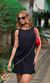 Vestido Reto Laços nas Costas - Preto