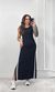Vestido Cavado Malha Track - Preto