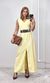 Vestido Reto Celéstia - Amarelo Claro