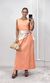 Vestido Reto Decote Redondo Haze - Laranja Candy