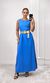 Vestido Reto Decote Redondo Haze - Azul Candy