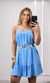 Vestido Viscolinho Reto - Azul Claro