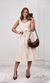 Conjunto Regata e Saia com Fenda - Bege