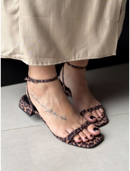 Sandália Cleo Onça - 60152 - CB SHOES