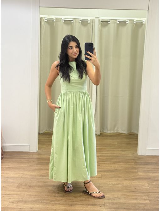 Vestido Carol Verde - 60713 - CB SHOES