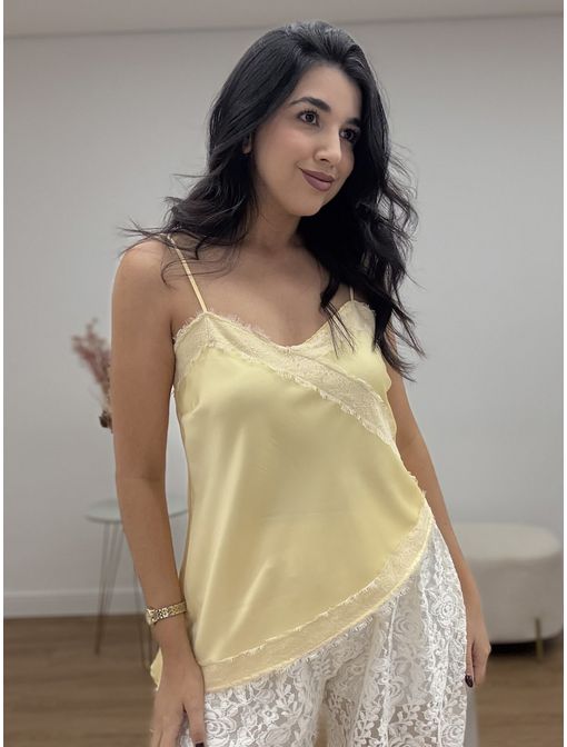 Blusa Livia Amarelo - 60772 - CB SHOES