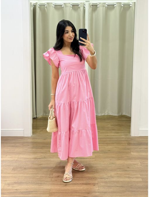 Vestido Carina Rosa - 60779 - CB SHOES