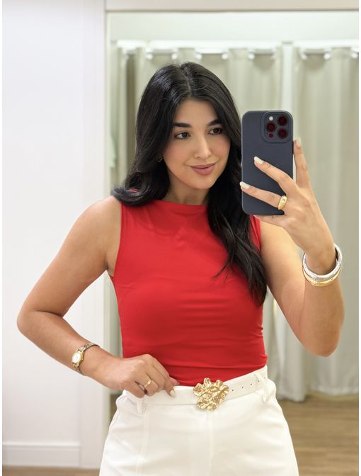 Blusa Lica Vermelha - 60776 - CB SHOES