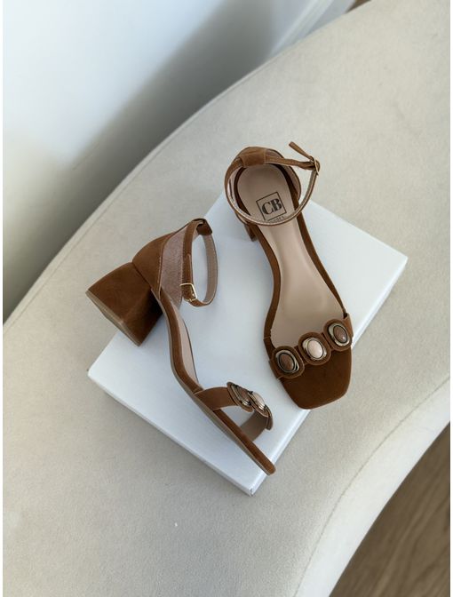 Sandália Mayra Caramelo - 60852 - CB SHOES
