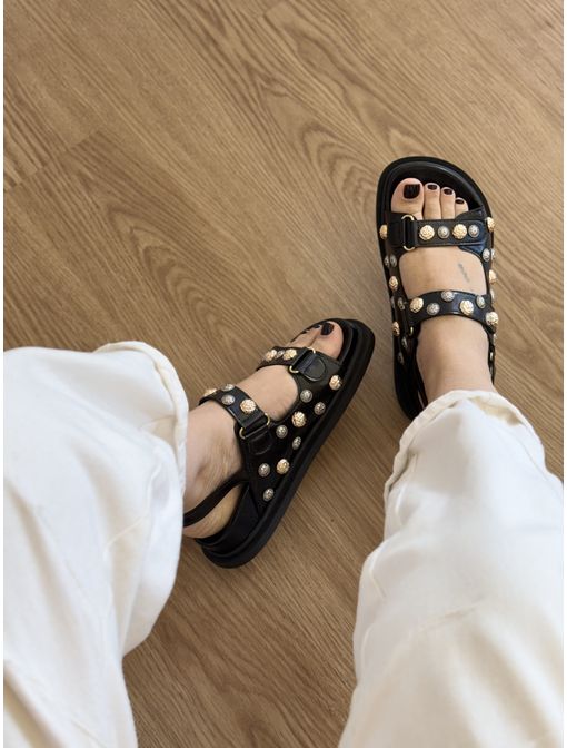 Papete Lari Preta - 60849 - CB SHOES