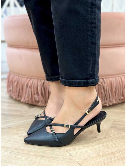 Scarpin Milena Preto - 85966 - CB SHOES