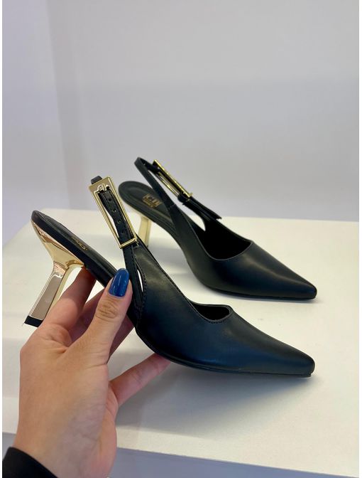 Scarpin Celine Preto - 60683 - CB SHOES