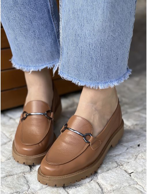 Mocassim Fer Camel - 1038 - CB SHOES