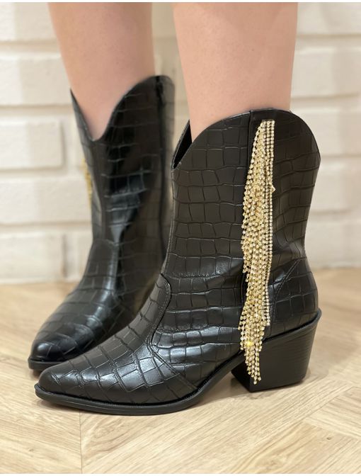 Bota Alycia Preta - 946 - CB SHOES