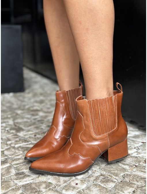 Bota Mari Conhaque - 12680 - CB SHOES