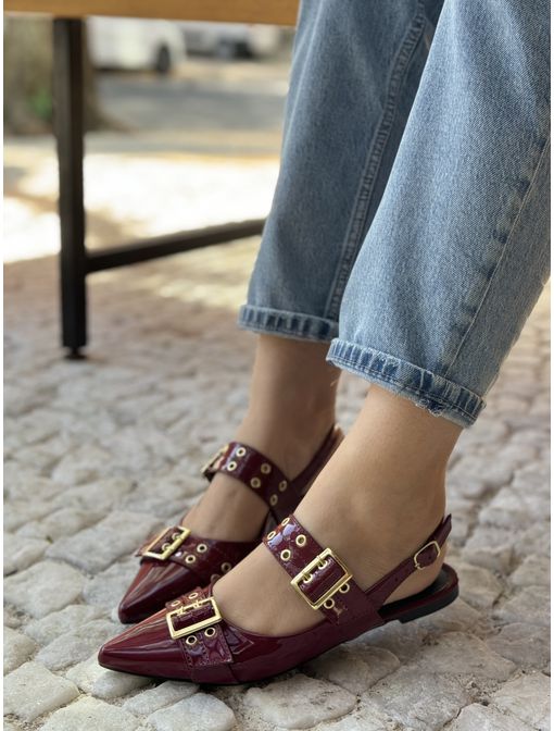 Sapatilha Jade Marsala - 78945 - CB SHOES