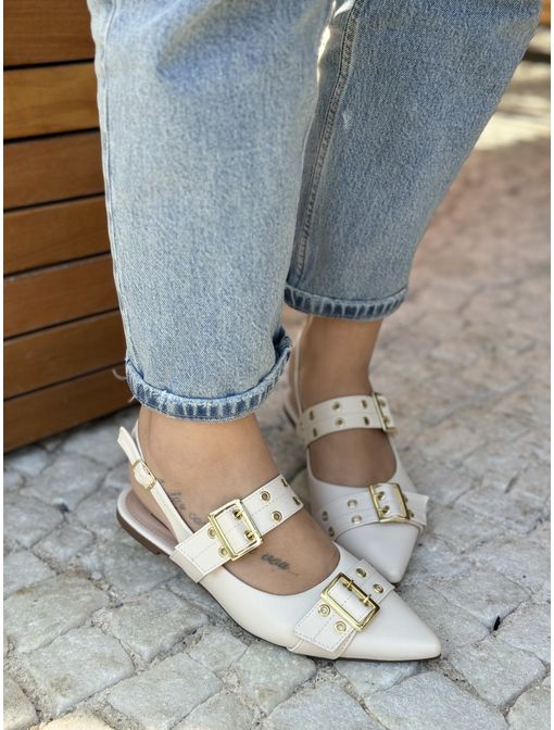 Sapatilha Jade Off White - 85477 - CB SHOES