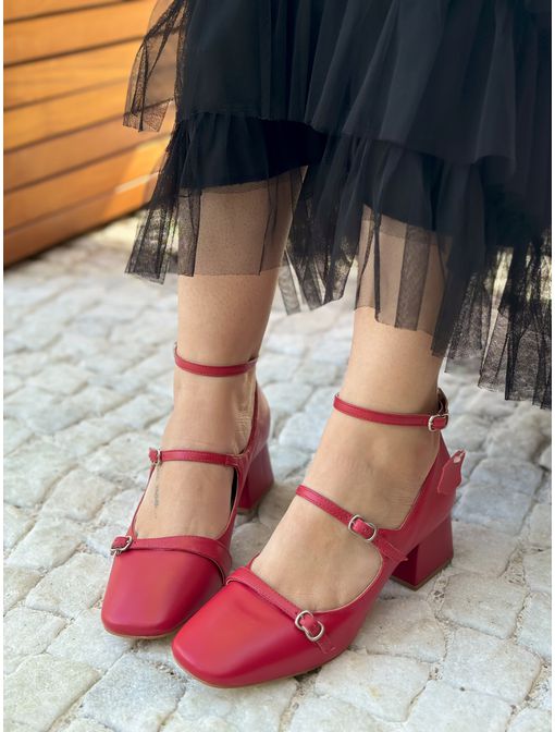 Sapato Cris Vermelho - 233226 - CB SHOES